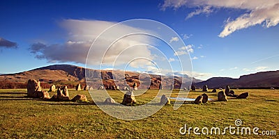 Castlerigg Stone Circle Stock Photo