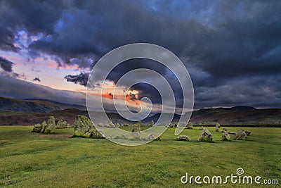 Castlerigg Stone Circle Stock Photo