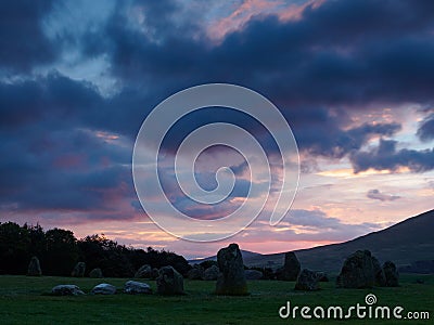 Castlerigg Stone Circle Stock Photo