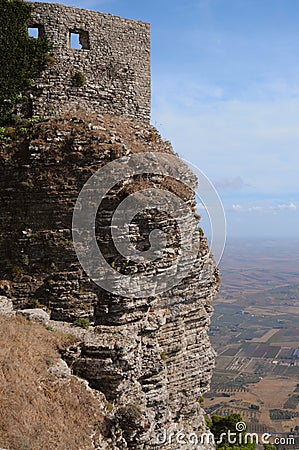 Castles in Sicily. Stock Photo