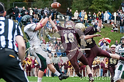 Castleton v Norwich College Football Editorial Stock Photo