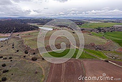 Castrotorafe is a depopulated Spanish in the province of Zamora, Spain Stock Photo