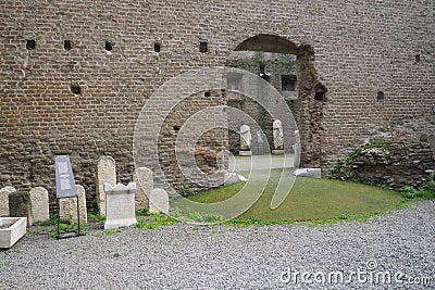 The Castrum Caetani in Rome, Italy Editorial Stock Photo