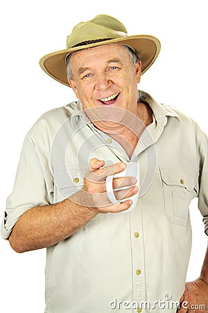 Casual Middle Aged Man Stock Photo