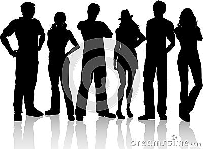 Casual people Vector Illustration