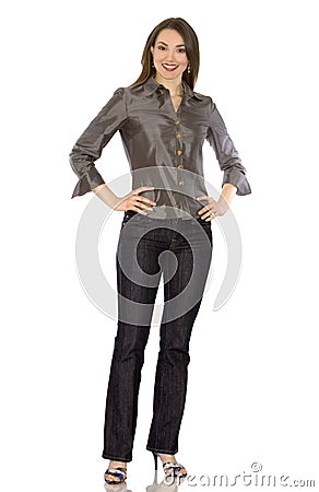 Casual woman Stock Photo