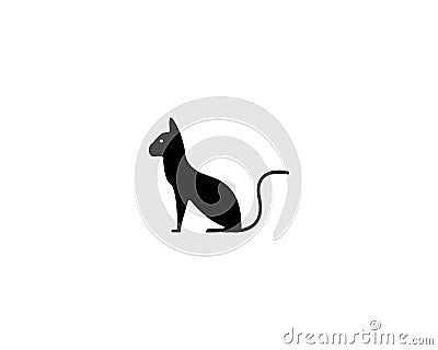 Cat breeds cute pet Vector Illustration