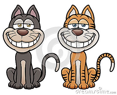 Cat cartoon Vector Illustration