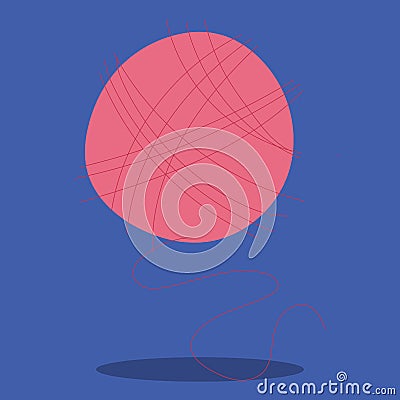 CAT FACE BALL 13 Vector Illustration