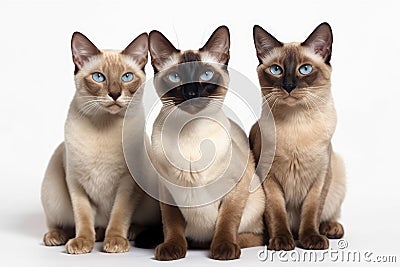 The Cat Fanciers' Association (CFA) has ranked the 100 most popular cat breeds. Stock Photo