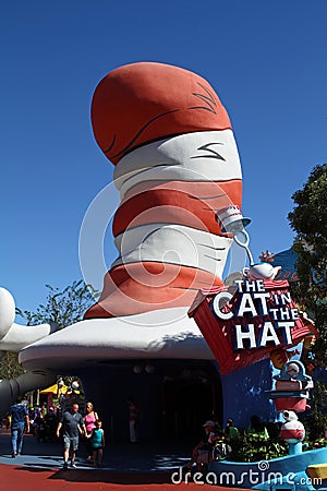 Cat in the Hat Editorial Stock Photo