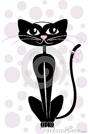 Cat illustration Stock Photo