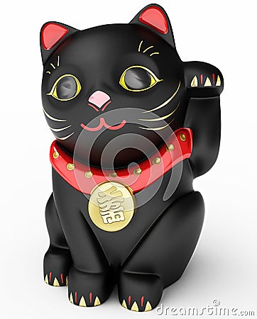 Cat Maneki Neko Editorial Stock Photo