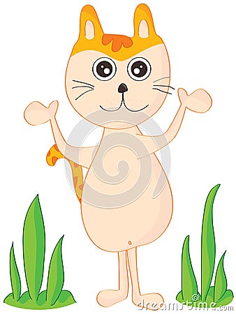 Cat Nothing Vector Illustration