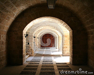 Catacomb Stock Photo