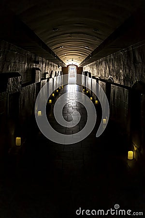 Catacombs of St. Patrick's Old Cathedral, NYC 1 Editorial Stock Photo