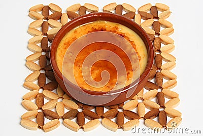 Catalan Creme Stock Photo