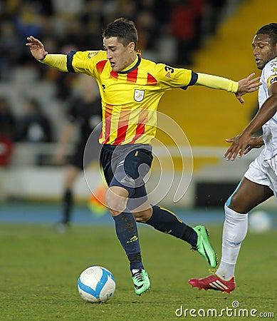 Catalan player Bojan Krkic Editorial Stock Photo