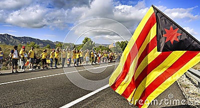 The Catalan Way, in Ametlla de Mar, Catalonia, Spain Editorial Stock Photo