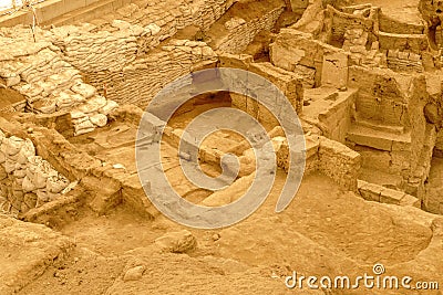 Catalhoyuk Oldest Settlement in Konya Stock Photo