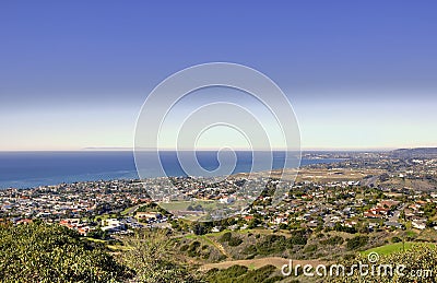 Catalina Island from San Clemente Stock Photo