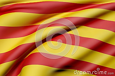 Catalonia flag Stock Photo