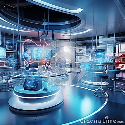 The Catalyst Continuum: Uniting Science and Technology through Next-Generation Lab Tools Stock Photo