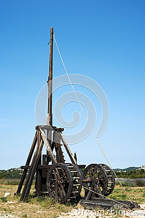 Catapult Stock Photo