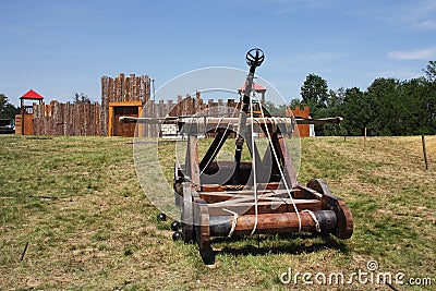 Catapult Stock Photo