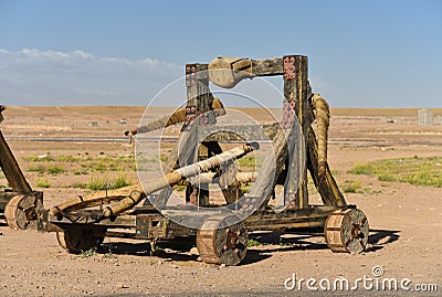 Catapult Stock Photo