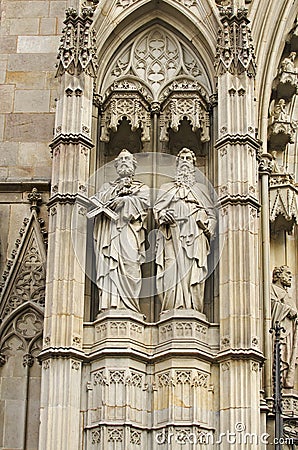 Catedral de Barcelona Stock Photo