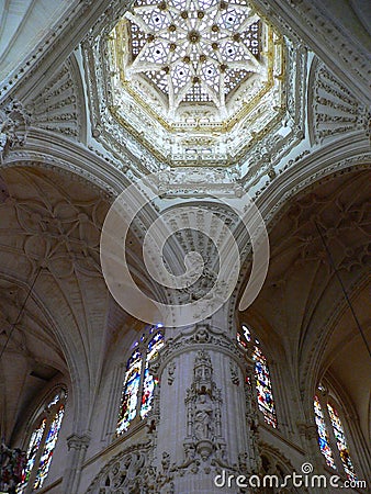 Catedral de Burgos ( Spain ) Editorial Stock Photo