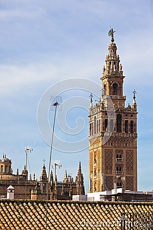 Catedral de Sevilla (Catedral de Santa MarÃ­a de la Sede), Spain Stock Photo