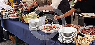 Catering Stock Photo