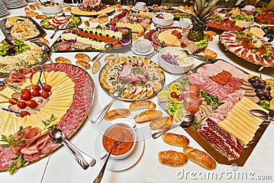 Catering food Stock Photo