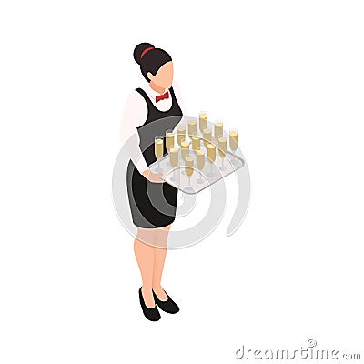 Catering Isometric Icon Vector Illustration