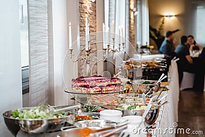 catering wedding buffet for events Stock Photo