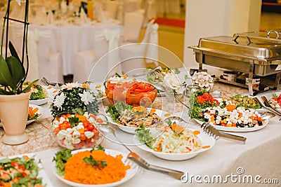 Catering wedding buffet events Stock Photo