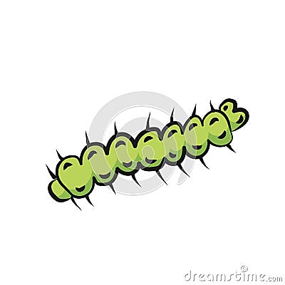 Caterpillar vector illustartion Vector Illustration