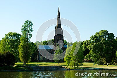 Cathederal in Sherwood Forest Stock Photo