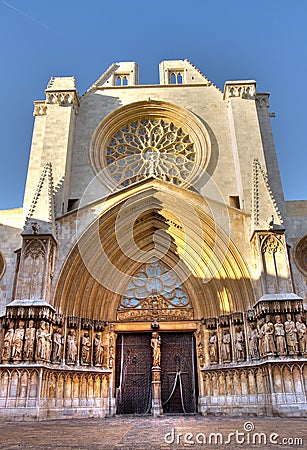 Cathedral of Tarragona Stock Photo