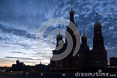 The Cathedral of the Annunciation of the Blessed Virgin Mary Stock Photo