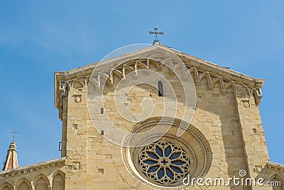 Cathedral of Arezzo Stock Photo