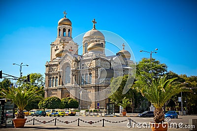 The Cathedral of the Assumption in Varna, Bulgaria. Stock Photo