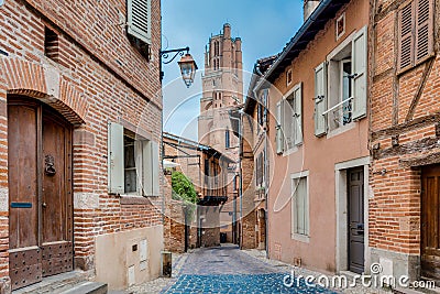 Cathedral Basilica of Saint Cecilia, in Albi, France Stock Photo