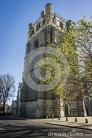 Cathedral Bell Tower, Chichester Stock Photo