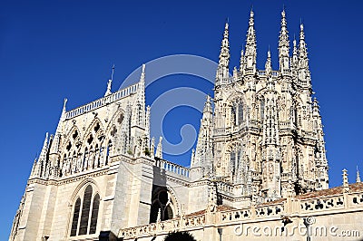 Cathedral of Burgos Stock Photo