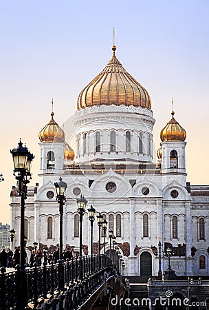 The Cathedral of Christ the Savior Stock Photo