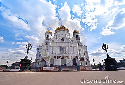 Cathedral of Christ the Saviour, Russia Editorial Stock Photo