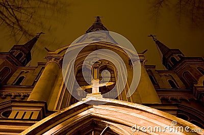 Cathedral church. Stock Photo